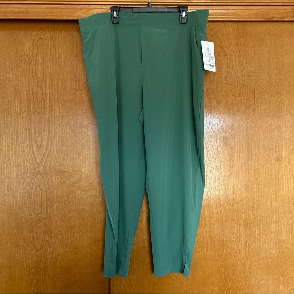 Athleta Brooklyn Mid Rise Ankle Pants in Vineyard Green Plus Size 22 - Picture 2 of 13
